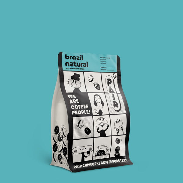 #128 Natural-Processed Coffee Beans from Brazil