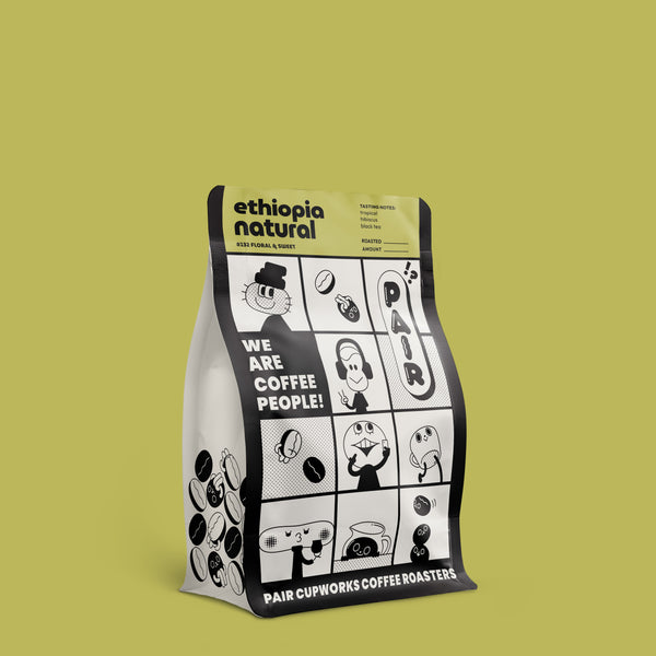 #132 Natural-Processed Coffee Beans from Ethiopia