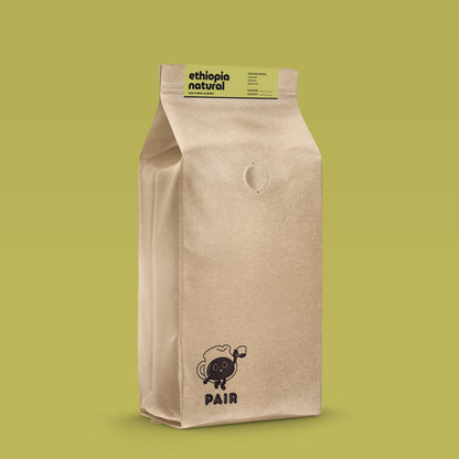 #132 Natural-Processed Coffee Beans from Ethiopia