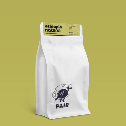 #132 Natural-Processed Coffee Beans from Ethiopia