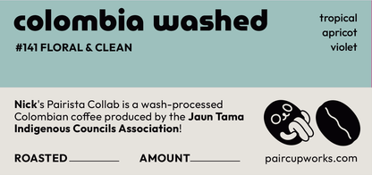 #141 Washed Process Coffee Beans from Colombia