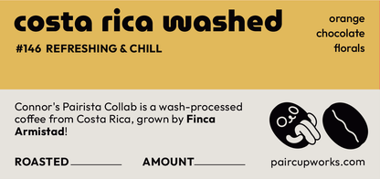 #146 Washed Process Coffee Beans from Costa Rica