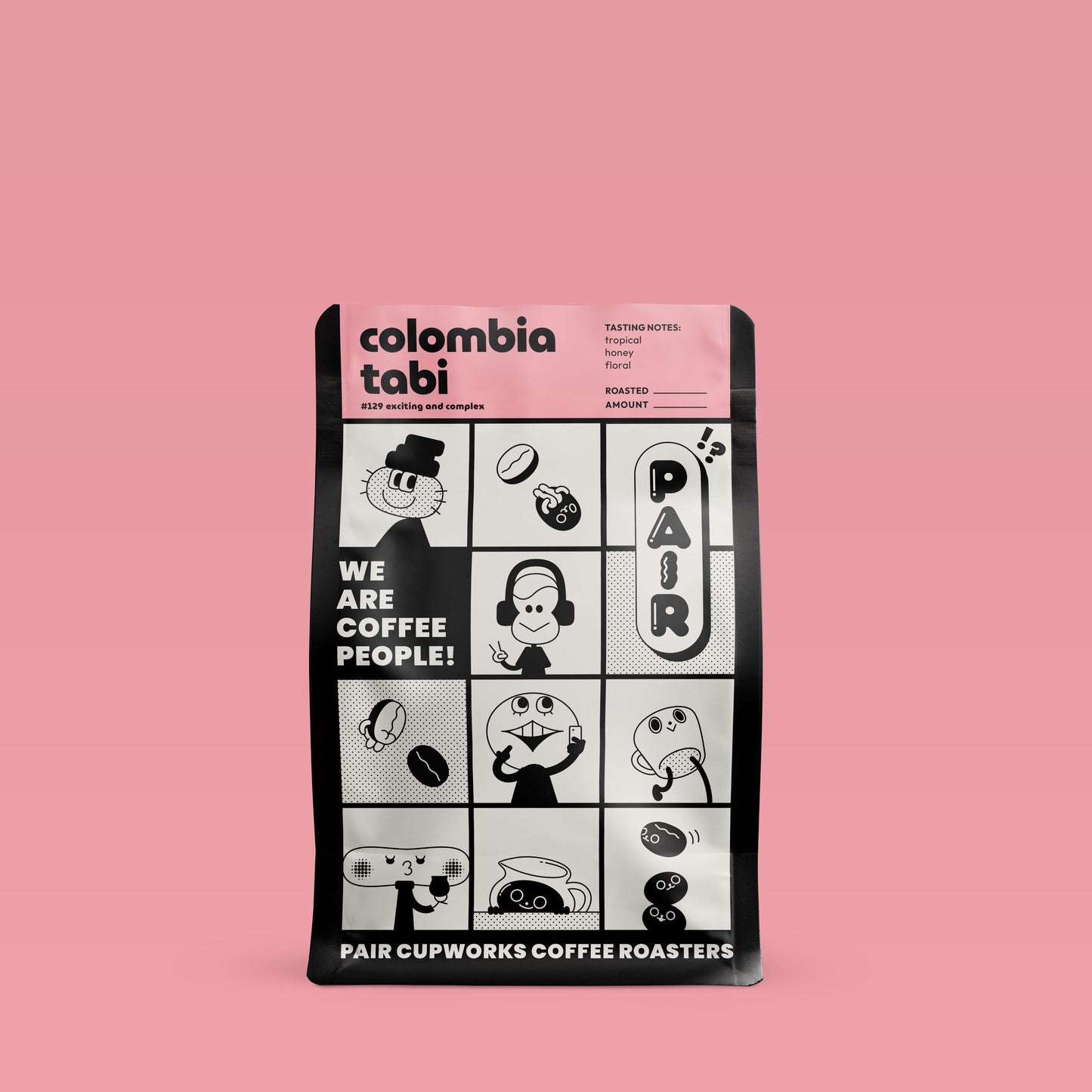 #129 Washed-Processed Tabi Coffee Beans from Colombia