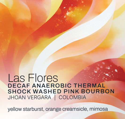 Las Flores - Jhoan Vergara - Anaerobic Thermal Shock Washed Decaf Pink Bourbon - Colombia