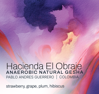 Hacienda El Obraje - Pablo Andres Guerrero - Anaerobic Natural Gesha - Colombia