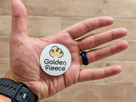 Golden Fleece 2x2" Sticker