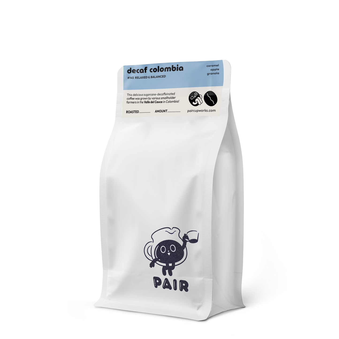 #145 Sugarcane Decaffeinated Wash-Processed Coffee Beans from Colombia