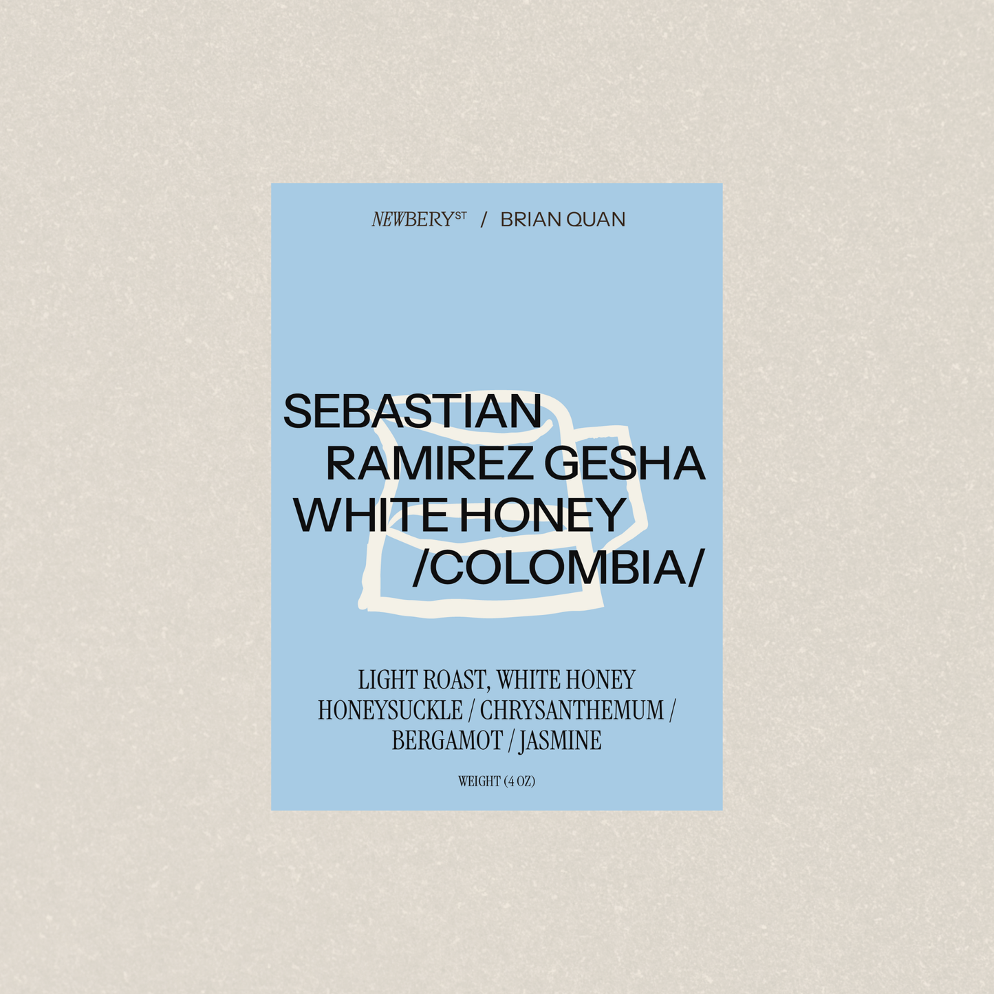 Sebastian Ramirez El Placer - CM White Honey + Yeast Gesha - Colombia - Brian Quan Collab