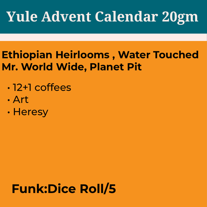 Yule Mini Advent Calendar: 13 × 20g Tubes