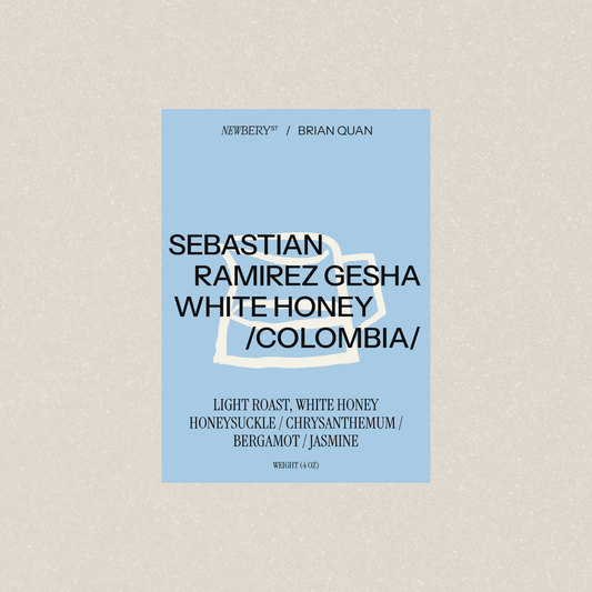 BRIAN QUAN X SEBASTIAN RAMIREZ GESHA WHITE HONEY
