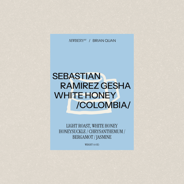 BRIAN QUAN X SEBASTIAN RAMIREZ GESHA WHITE HONEY