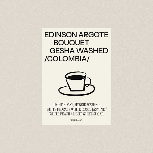 EDINSON ARGOTE BOUQUET GESHA