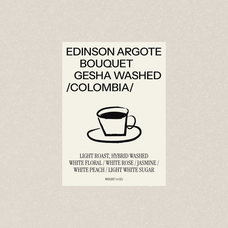 EDINSON ARGOTE BOUQUET GESHA