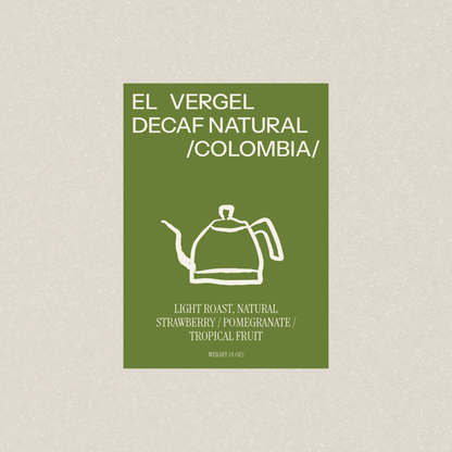 EL VERGEL DECAF NATURAL