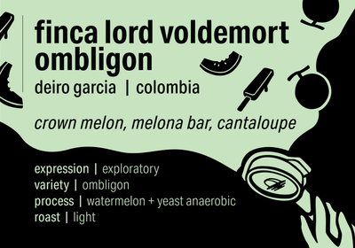Deiro Garcia Finca Lord Voldemort - Yeast Inoculated Ombligon - Colombia